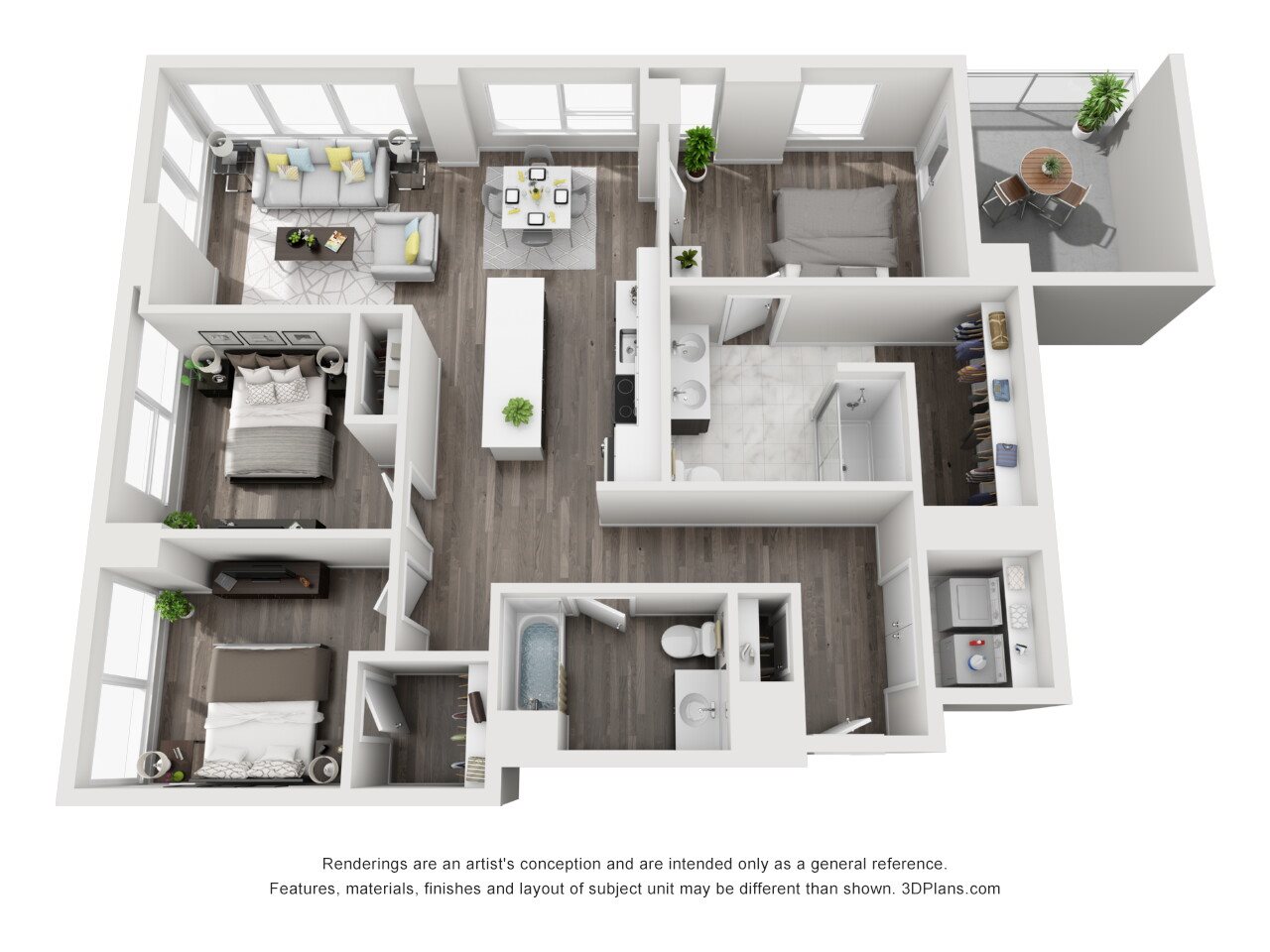 Unit 01 - Alt Floor Plan 14